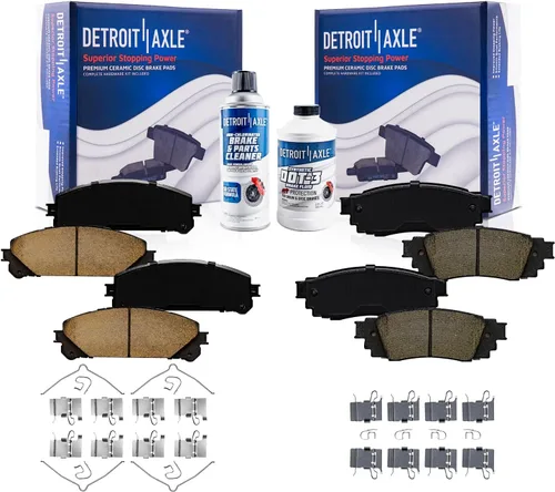 Miniatura 38 de Detroit Axle - Kit de freno delantero para Chevrolet Impala Monte Carlo Buick LeSabre Riviera Park Avenue Cadillac DeVille Olds Intrigue, Pinza