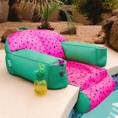 Miniatura 5 de Big Joe Flotador de piscina Lazy Lounger Melón (Summer Melon)