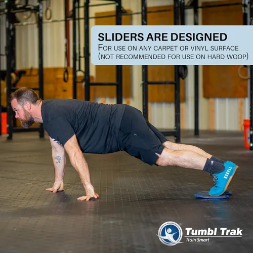 Miniatura 5 de Tumbl Trak Deslizador deslizante suave con parte superior cómoda (para pisos de alfombras)