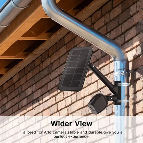 Miniatura 3 de Soporte de montaje de poste 2 en 1 para panel solar Arlo/Arlo Pro 3/Arlo Ultra1&2/Arlo Essential/Arlo Pro 4/eufyCam Accesorios de montaje al aire