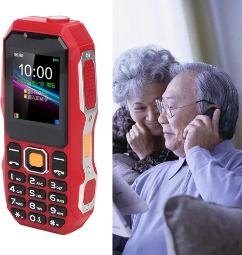 Miniatura 6 de Yunseity Teléfono celular desbloqueado para personas mayores, 1.8 pulgadas, batería de 5800 mAh, mini teléfono móvil de tres pruebas con cuerno