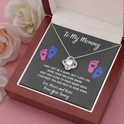 Miniatura 29 de Collar de joyería de pies de bebé, regalos para mamá por primera vez, collar para mamá a mi mamá, regalos para mujeres embarazadas, mamá futura ser