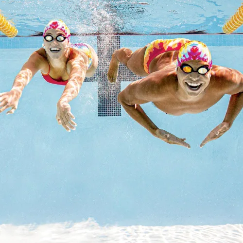 Miniatura 6 de Sporti Gorra de Natación de Silicona de Edición Limitada para Adultos con Dimensión Altura 7.6" - Apertura 7.5", Gorra de Natación Variedad de I