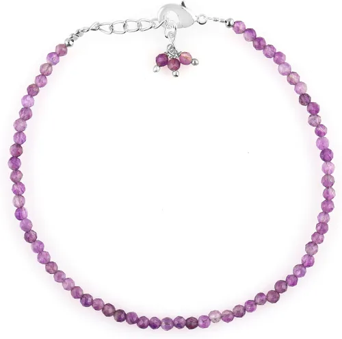 Miniatura 11 de TGH Pulsera de cuentas naturales con piedras preciosas microfacetadas, joyería para ella, cristales curativos energéticos de piedra natal, cadena