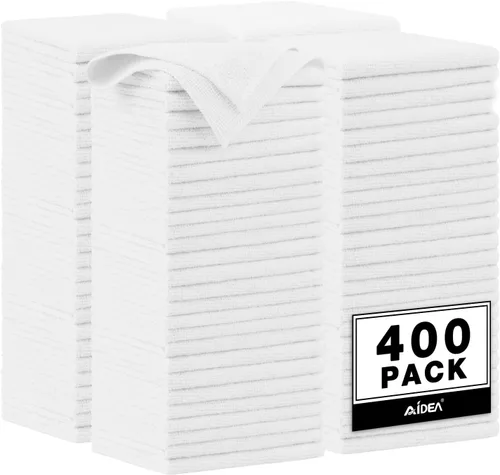 Miniatura 36 de AIDEA Paño de Limpieza de Microfibra Negro 10PK, Toallas de Microfibra para Autos, Paños de Lavado Premium, Paños para Limpiar Polvo Libres