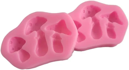 Miniatura 3 de Molde de silicona en forma de hongo 3D de resina para postres de bricolaje, chupitos de gelatina de cristal, cubitos de hielo, pasta de goma