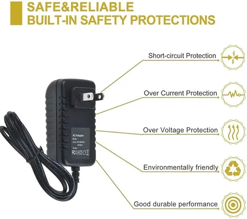 Miniatura 3 de Adaptador de CA de repuesto para Mace CAM 72 73 CAM-72 CAM-73 Cámara de seguridad Cable de alimentación PS