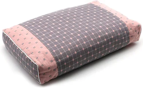 Miniatura 11 de Almohadas rectangulares para el cuello de trigo sarraceno, almohadas planas de apoyo cervical de 19.6 x 9.8 pulgadas para dormir, relleno de casco