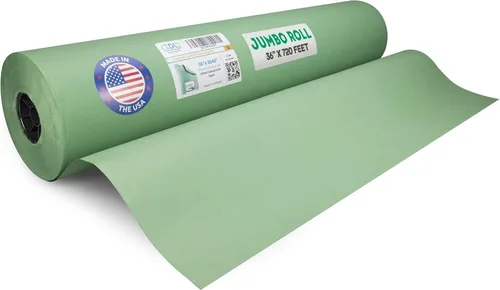 Miniatura 19 de Rollo de papel kraft negro de 36" x 8640" (720 pies), rollo de papel grande de calidad fabricado en Estados Unidos, grosor de 50lb para embalaje