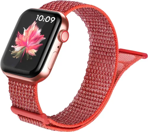 Miniatura 16 de Paquete de 15 correas deportivas de nailon compatibles con Apple Watch Band de 1.614 in 1.575 in 1.496 in 1.929 in 1.772 in 1.732 in 1.654 in