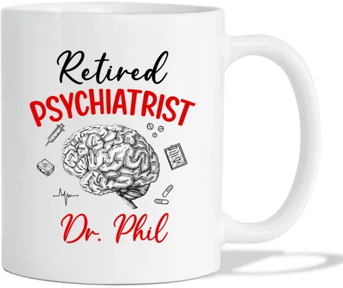 Miniatura 14 de Taza de café personalizada, regalo para graduación de psicólogo, My Degree in Psychology Makes Me Hight Qualified To Judge Everyther, taza de café