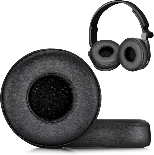 Almohadillas de repuesto para Sony MDR-ZX100/ZX110/ZX220BT/ZX300/ZX310/ZX330 para JBL Tune 450BT/510BT/500BT /E40BT / UA Sport Wireless (negro)