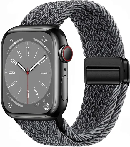 Miniatura 27 de Qimela Correa deportiva compatible con correas de Apple Watch de 1.49, 1.57, 1.61, 1.65, 1.73, 1.77 pulgadas, 1.77 pulgadas, 1.77 pulgadas, correa