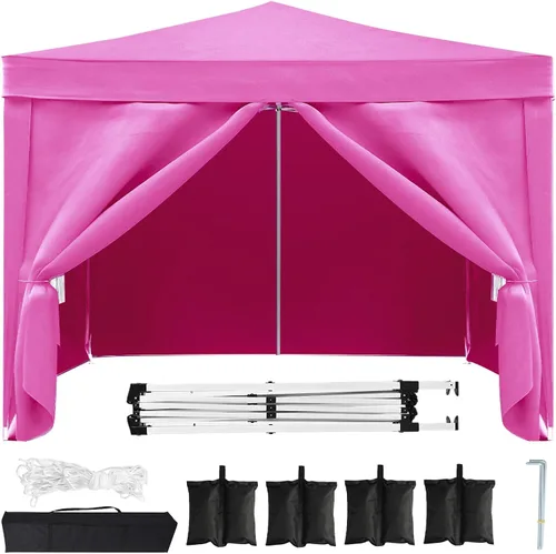 Miniatura 8 de 10x20 Azul Carpa Plegable para Exterior con 6 Paredes Laterales, Carpa para Bodas y Fiestas al Aire Libre Resistente al Agua para Fiestas UV50