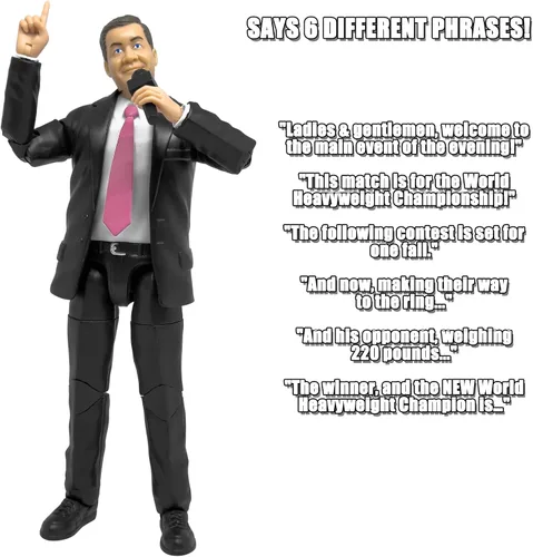 Miniatura 6 de Especial Deal: Talking Árbitro & Ring locutor cifras de wrestling