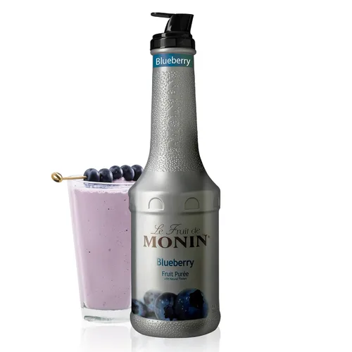 Miniatura 14 de Monin - Puré de cereza negra, sabores naturales, ideal para tés, limonadas, batidos y cócteles, sin OMG, vegano, sin gluten (1 litro)