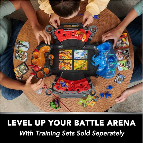 Miniatura 6 de Bakugan Arena de batalla con Dragonoide exclusivo de ataque especial, figura de acción giratoria personalizable y set de juego, juguetes para niños