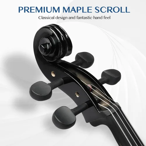 Miniatura 2 de Ktaxon Violonchelo eléctrico 4/4, kit profesional de violonchelo eléctrico silencioso con bolsa gruesa, auriculares estéreo, cable premium