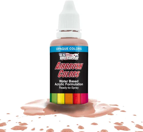Miniatura 35 de U.S. Art Supply Opaque Lake Blue - Pintura acrílica para aerógrafo con efectos especiales, 8 onzas, lista para rociar, pintura con pincel de aire a