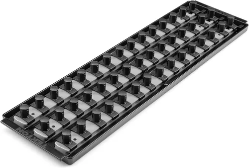 Miniatura 20 de TEKTON - Llave de tubo de 1/2 pulgada x riel de 33 cm con 10 clips (negro) OSR22210 Fabricado en EE. UU