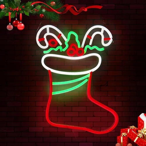 Miniatura 9 de Letreros de neón de barra de acrílico de alta calidad, luces de neón para decoración de pared, alimentadas por USB, con interruptor para el hogar