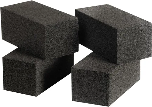 Miniatura 6 de Paquete de 4 ladrillos limpiadores de parrilla para exteriores y restaurantes. Ladrillo de limpieza de parrilla de alta resistencia. Herramienta