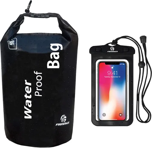 Miniatura 11 de Bolsa impermeable Freegrace: bolsa impermeable ligera con sellos y funda impermeable, flota en el agua, mantiene el equipo seco para kayak, playa