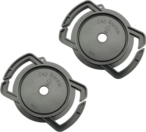 TAODAN 2 unids lente de cámara tapa titular hebilla para Canon Nikon Sony lente de cámara tapa cubierta 2.047 in 2.638 in 2.283 in