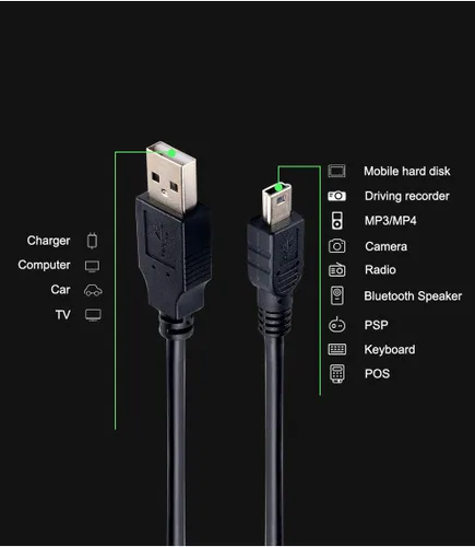 Miniatura 2 de Cable de alimentación Zumo 396 LMT-S, cable de datos Zumo 660 compatible con Garmin Zumo 220 350LM 390LM 395LM 396LMT-S 550 660 660LM 665 665LM