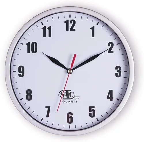 Miniatura 8 de Reloj de pared de cuarzo silencioso de 8 "reloj digital sin tictac 03 Negro