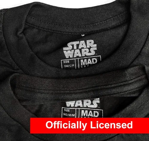 Miniatura 4 de STAR WARS Darth Vader Blueprint Schematic Design - Camiseta gráfica para hombre color negro Negro