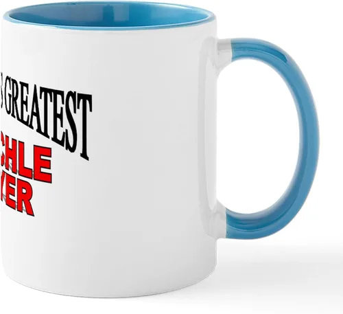 Miniatura 40 de CafePress Euchre Champ Mugs Taza de café de cerámica de 11 oz (11.0 fl oz)