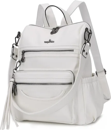 Miniatura 8 de Bolsos mochila monedero de piel sintética para mujer, bolsas con zíper, mochilas de hombro casuales
