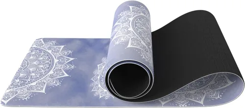 Miniatura 14 de FOLAI Esterilla de yoga extra gruesa de 6 mm - Esterilla de ejercicios antideslizante para HIIT, pilates y entrenamientos en casa con correa