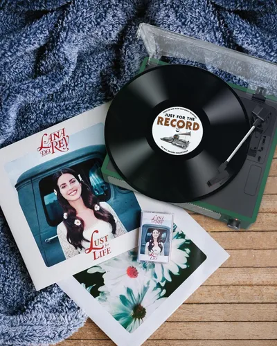 Miniatura 3 de Tocadiscos de vinilo con altavoces, receptor inalámbrico de 3 velocidades, fonógrafo LP de transmisión por correa, auriculares AUX RCA, parada Verde