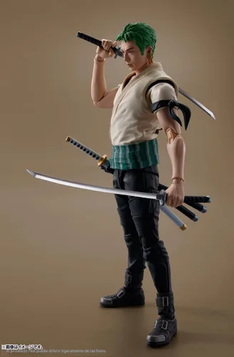 Miniatura 7 de TAMASHII NATIONS - Una serie de Netflix: One Piece - Figura de acción Roronoa Zoro S.H.Figuarts