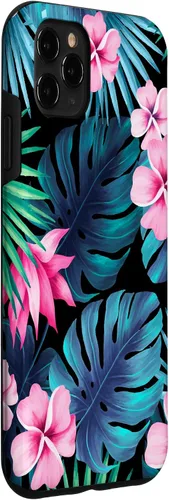 Miniatura 3 de iPhone 11 Pro Max Exotic Summer Vacation Hawaii Plant Flower Hibiscus Tropical Case