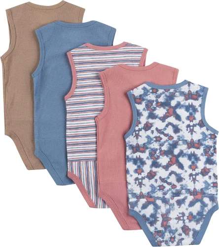 Miniatura 18 de Hanes Body unisex para bebé, Ultimate Flexy sin mangas para niños y niñas, paquete de 5