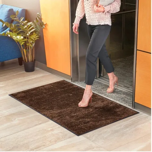Miniatura 10 de Consolidated Plastics Ultimate Mat - Fabricado en Estados Unidos, tapetes de entrada de negocios de grado comercial para zonas de alto tráfico, Gris