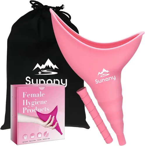 Miniatura 13 de Female Urination Device, Reusable Female Urinal Silicone Women Pee Funnel Allows Women to Pee Standing Up, The Perfect Companion for