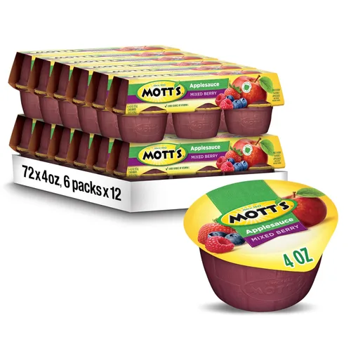 Miniatura 13 de Mott's Puré de manzana, taza de 4 onzas, 18