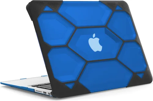IBENZER HA13CYBL HA13CYBL - Funda compatible con MacBook Air de 13 pulgadas A1466 A1369, carcasa rígida resistente para Apple Mac Air 13 versión Azul