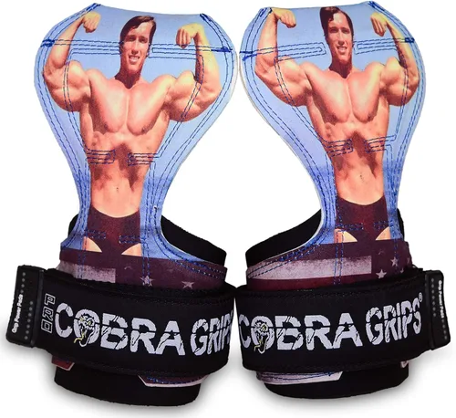Miniatura 41 de Cobra Grips Weight Lifting Gloves with Adjustable Neoprene Padded Wrist Wraps - Heavy Duty Alternative to Power Lifting Hooks for Deadlifts