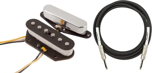 Miniatura 23 de Paquete de pastillas Fender Pure Vintage '64 Telecaster con cable de instrumento Paquete con cable