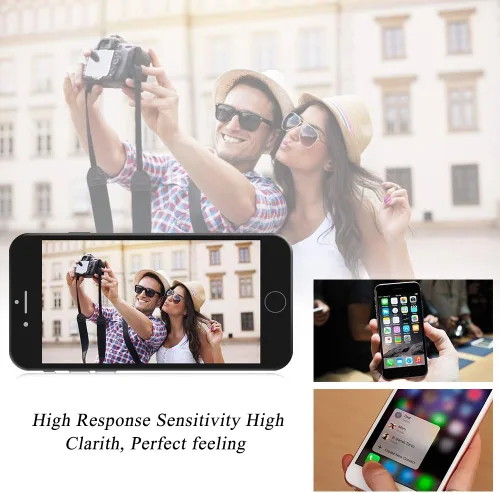 Miniatura 7 de iPhone 8 Plus de repuesto de pantalla negra para iPhone 8 Plus, pantalla LCD y pantalla táctil digitalizador, conjunto completo con kit