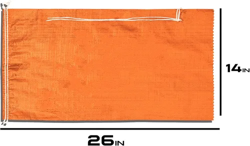 Miniatura 2 de (No fabricadas en China) Bolsas de arena resistentes para inundaciones, bolsas de arena vacías con cuerdas de amarre, protección UV 1600 horas, Verde