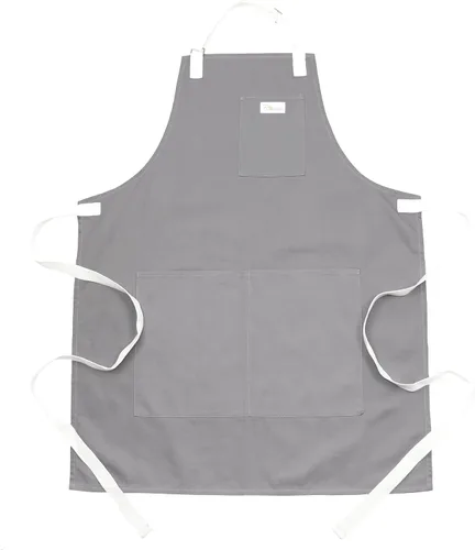 Miniatura 9 de Delantales cósmicos de grado profesional para chef y cocina con bolsillos, 34 x 26 pulgadas, delantal de cocina para servidor, parrilla, hornear