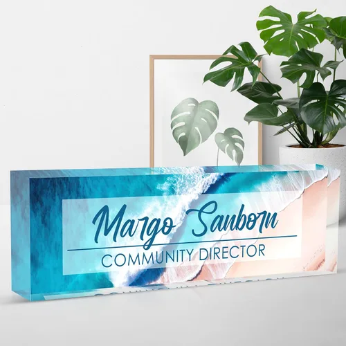 Miniatura 39 de Placa de nombre para escritorio, placa de nombre de escritorio personalizada, regalos para compañeros de trabajo, jefe, profesor, enfermera, regalos