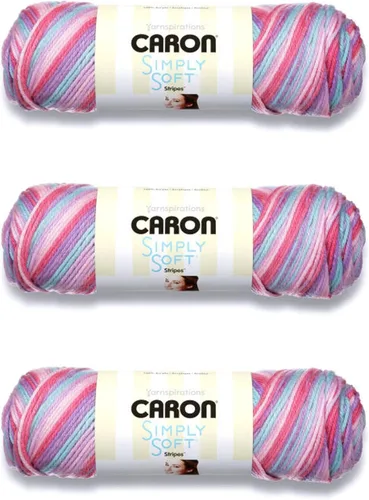 Miniatura 15 de Caron Simply Soft Abyss Speckle Yarn - Paquete de 3 unidades de 141 gramos/5 onzas - Acrílico - 4 medianos (peinado) - 235 yardas - Tejido/ganchillo