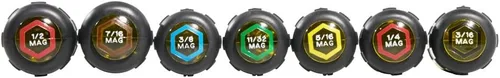 Miniatura 8 de Klein Tools 647M Juego de tuerca magnética con ejes de 6 pulgadas (7 unidades)